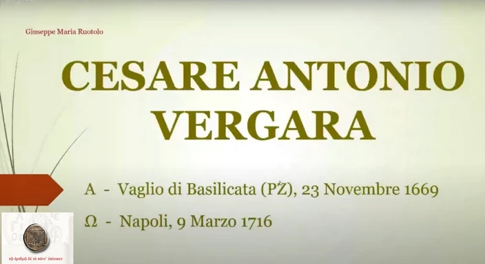 Bari 14 gennaio 2021 – Conferenza online “Cesare Antonio Vergara (1673-1715)”