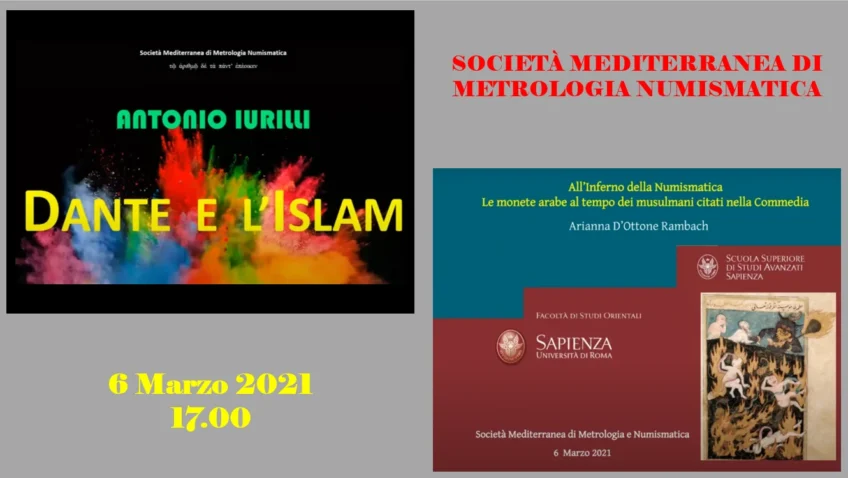 Bari 6 marzo 2021 – Due Conferenze online su: “Dante e l’Oriente”