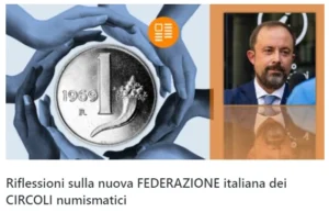 Cronaca Numismatica, articolo, 7 novembre 2023, Federazione Italiana dei Circoli Numismatici