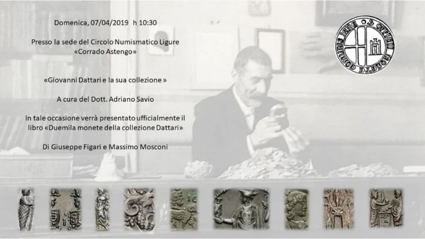 Genova 7 aprile 2019 – Conferenza: “Giovanni Dattari e la sua collezione”