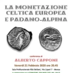 "La Monetazione celtica europea e padano-alpina" Federazione Italiana dei Circoli Numismatici