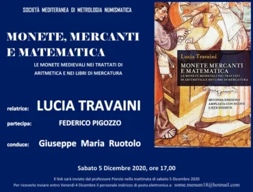 Bari 5 dicembre 2020 – Conferenza online: “Monete Mercanti e Matematica”