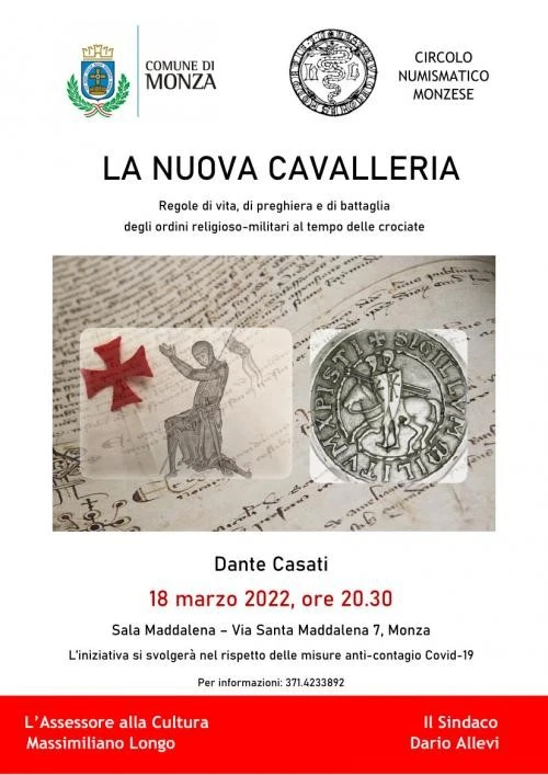 Monza 18 marzo 2022 – Conferenza: “La nuova cavalleria”