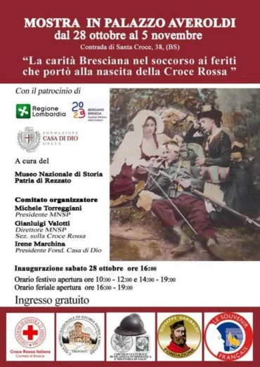 Brescia 28 ottobre 2023 – Mostra: “La Carità bresciana e la C.R.I.”