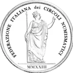 Logo Federazione Italiana dei Circoli Numismatici senza sfondo