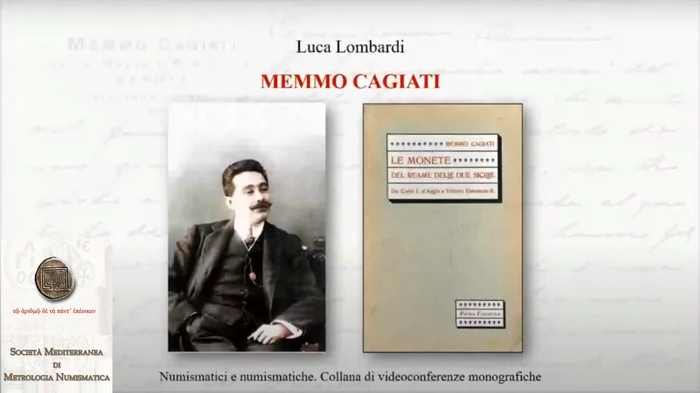 Bari 14 febbraio 2021 – Conferenza online: “Memmo Cagiati (1869-1926)”