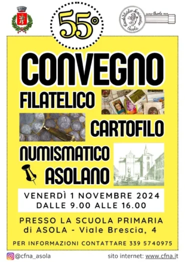 Asola 1 novembre 2024: 55° Convegno Asolano