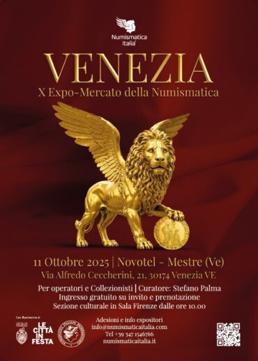 Venezia 11 Ottobre 2025 ” X Expo mercato della numismatico”