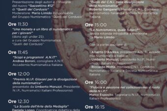 Milano 25 ottobre 2025 ore 9.30 Segnalazione Evento “Milano Numismatica 2025”