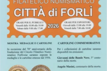 Forlì 6-7 febbraio 2026 – 83° Convegno Filatelico Numismatico