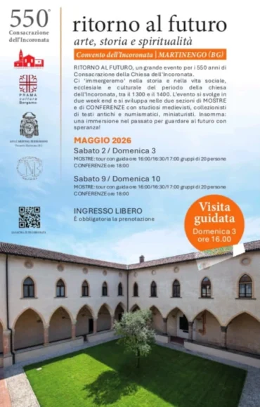Martinengo 2 maggio 2026 – Ritorno al Futuro: arte, storia e spiritualità