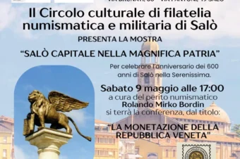 Salò 9 maggio 2026 – Conferenza “La monetazione di Venezia”