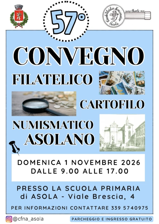 Asola 1° novembre 2026 – 57° Convegno Asolano