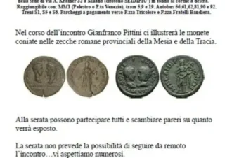 Milano 13 ottobre 2026 – Incontro alla scoperta delle monete di Mesia e Tracia