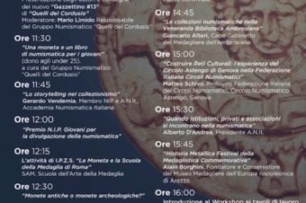 Milano 24 ottobre 2026 ore 9.30 Segnalazione Evento “Milano Numismatica 2026”