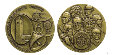 03 Ottobre 2026 Presentata la Medaglia Commemorativa per il Sessantesimo Anniversario del Circolo Numismatico Patavino